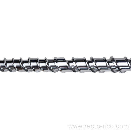 Plastic resina single screw barrel